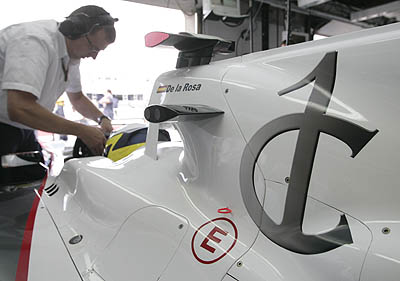 Formula  Paddock Club on Canadian Grand Prix Was The Prominent Logo Of The   Sauber Club One