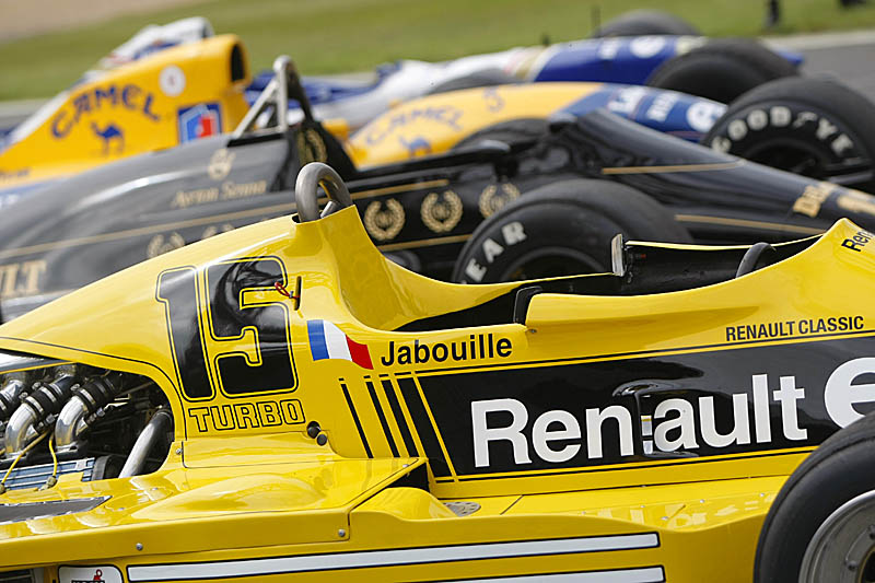 Flat out in Renault's RS 01 racer